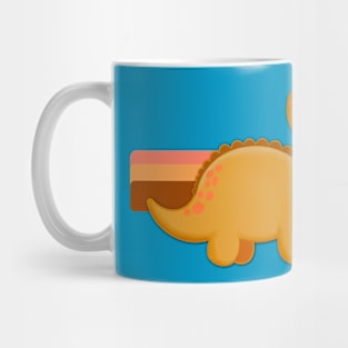 Orange Dinosaurs Mug